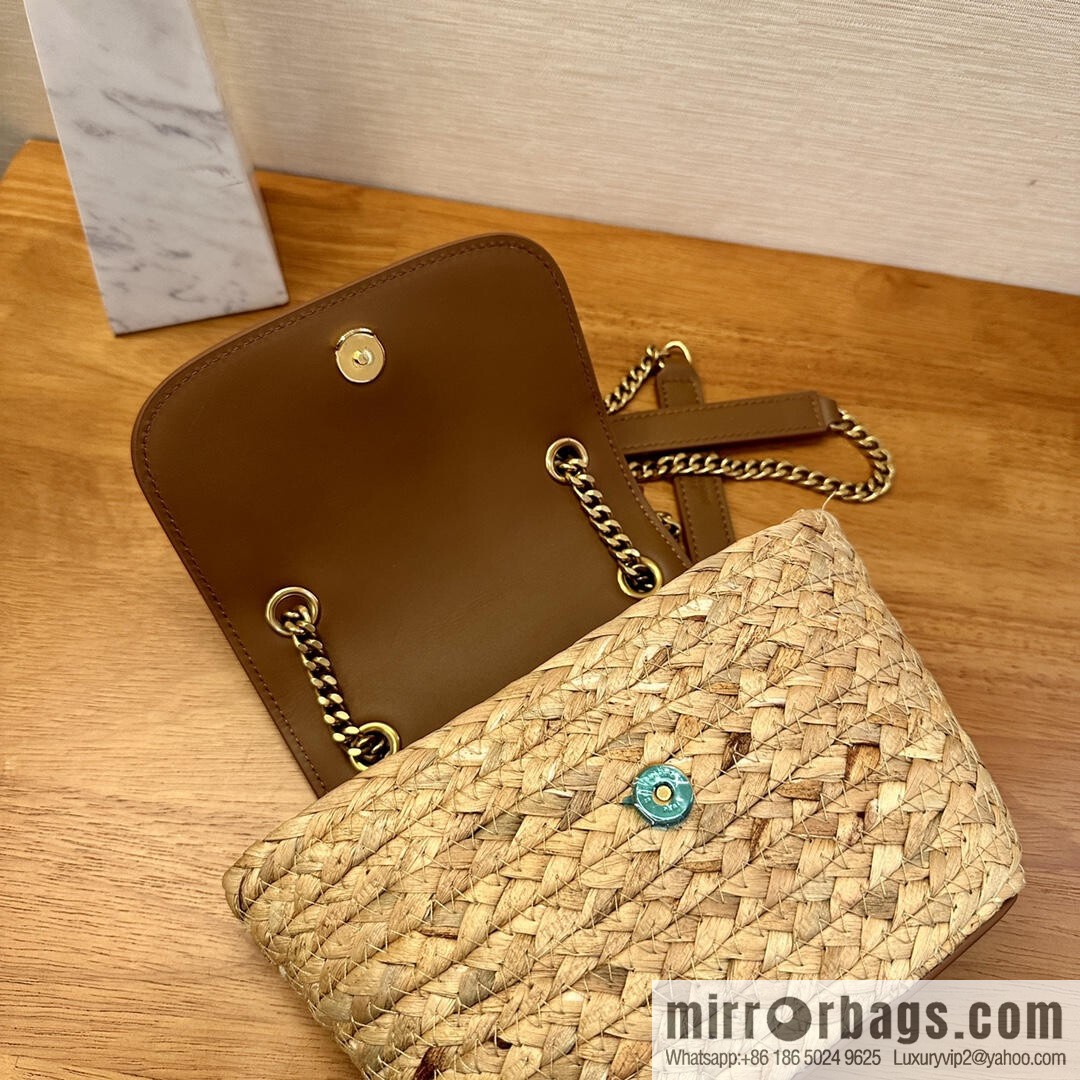 YSL 𝗠𝗜𝗡𝗜 𝗠𝗔𝗡𝗢𝗡 raffia 774269