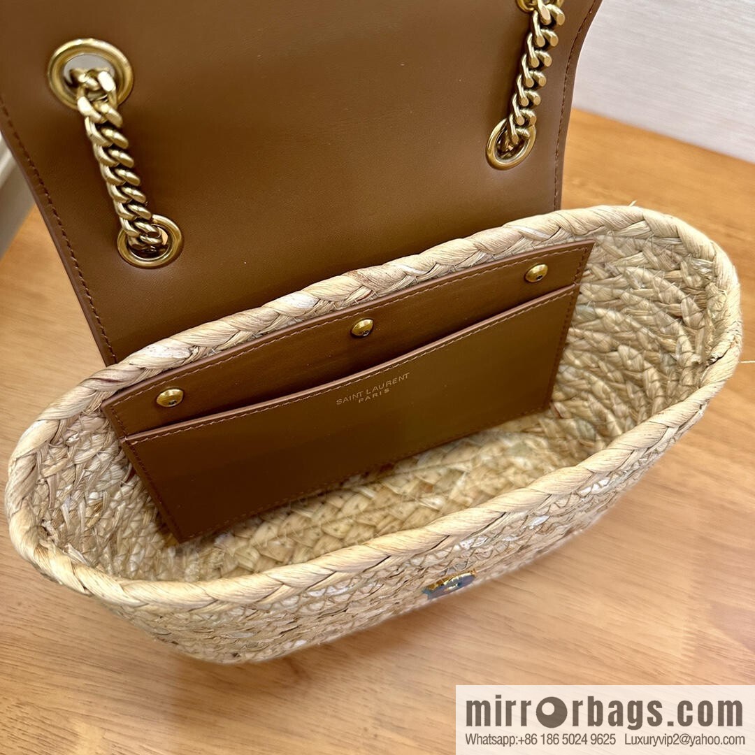 YSL 𝗠𝗜𝗡𝗜 𝗠𝗔𝗡𝗢𝗡 raffia 774269