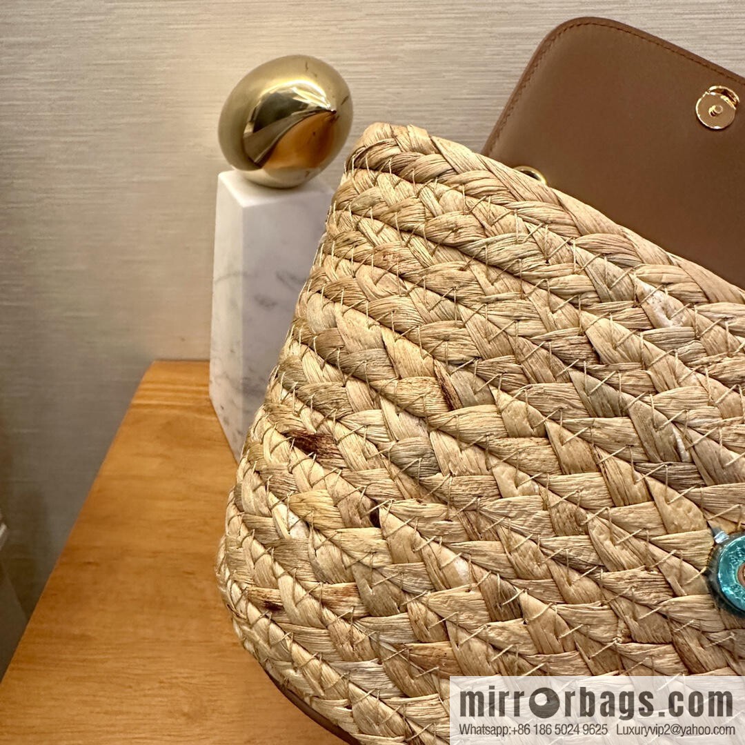 YSL 𝗠𝗜𝗡𝗜 𝗠𝗔𝗡𝗢𝗡 raffia 774269