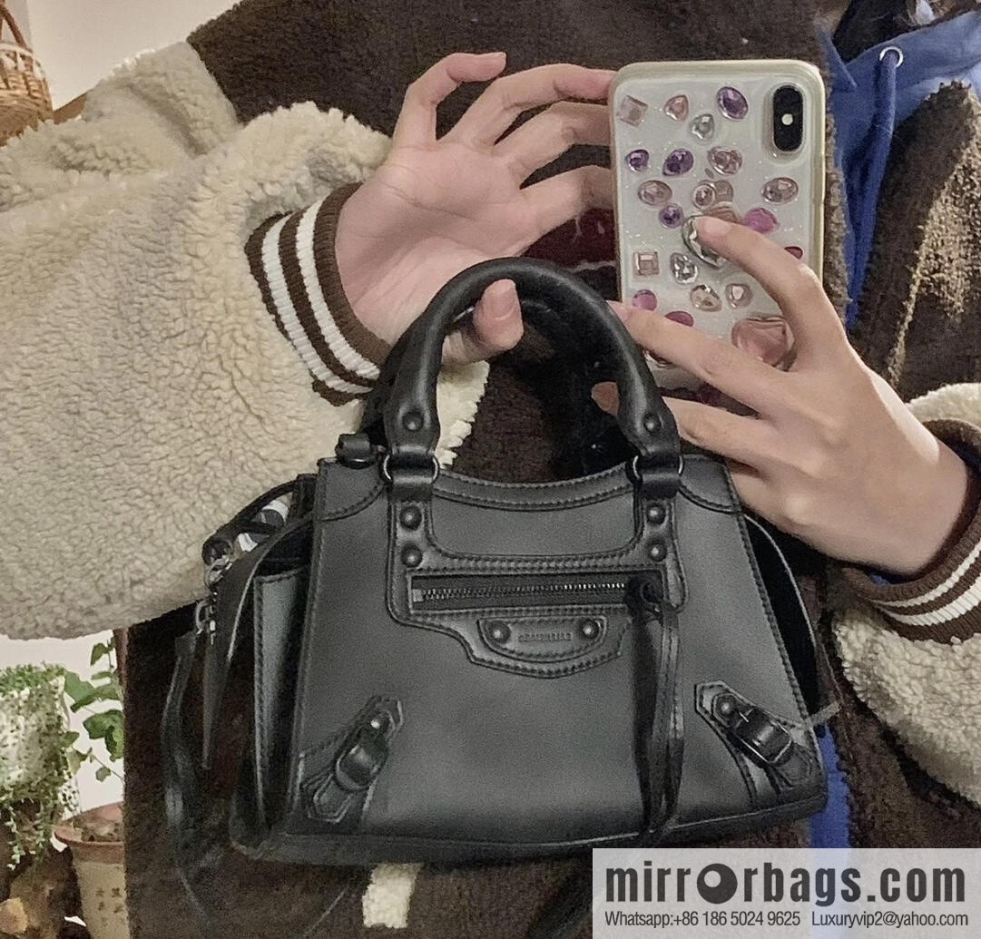 Balenciaga Neo Classic Locomotive Bag [Small] 638512 Black/Black Buckle