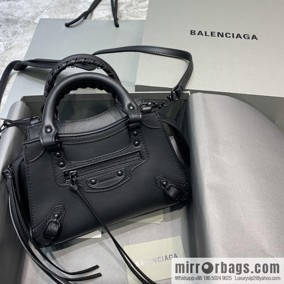 Balenciaga Neo Classic Locomotive Bag [Small] 638512 Black/Black Buckle