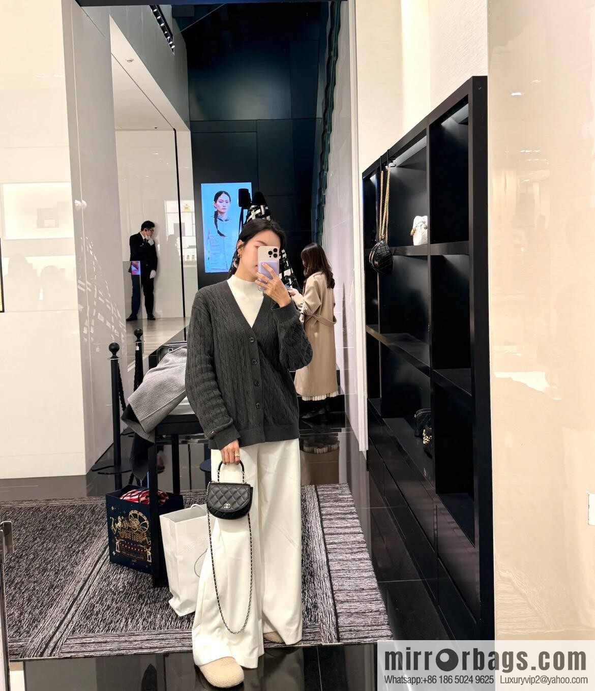 𝐂𝐡𝐚𝐧𝐞𝐥 𝟐𝟓𝐜 early spring new, chain handle bag 👜 AP4410