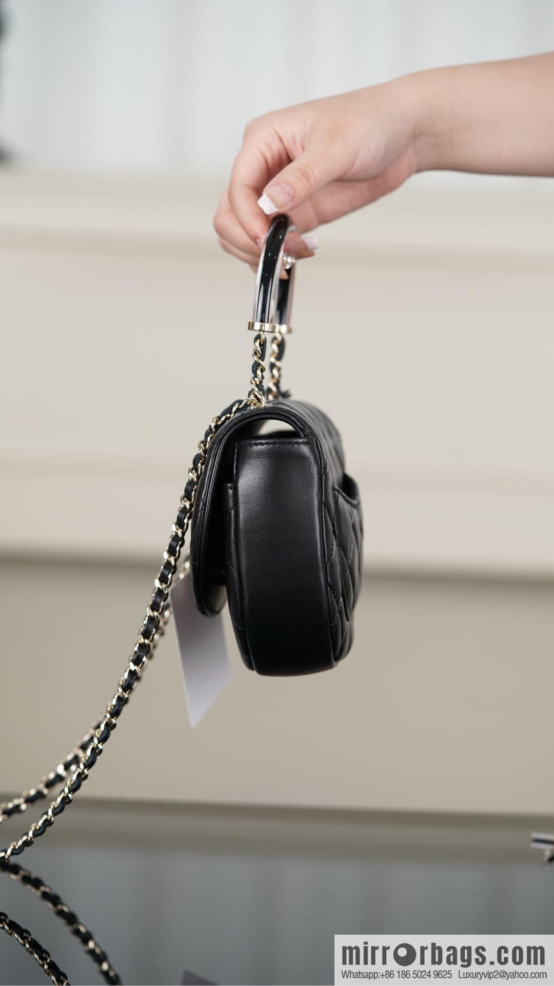 𝐂𝐡𝐚𝐧𝐞𝐥 𝟐𝟓𝐜 early spring new, chain handle bag 👜 AP4410