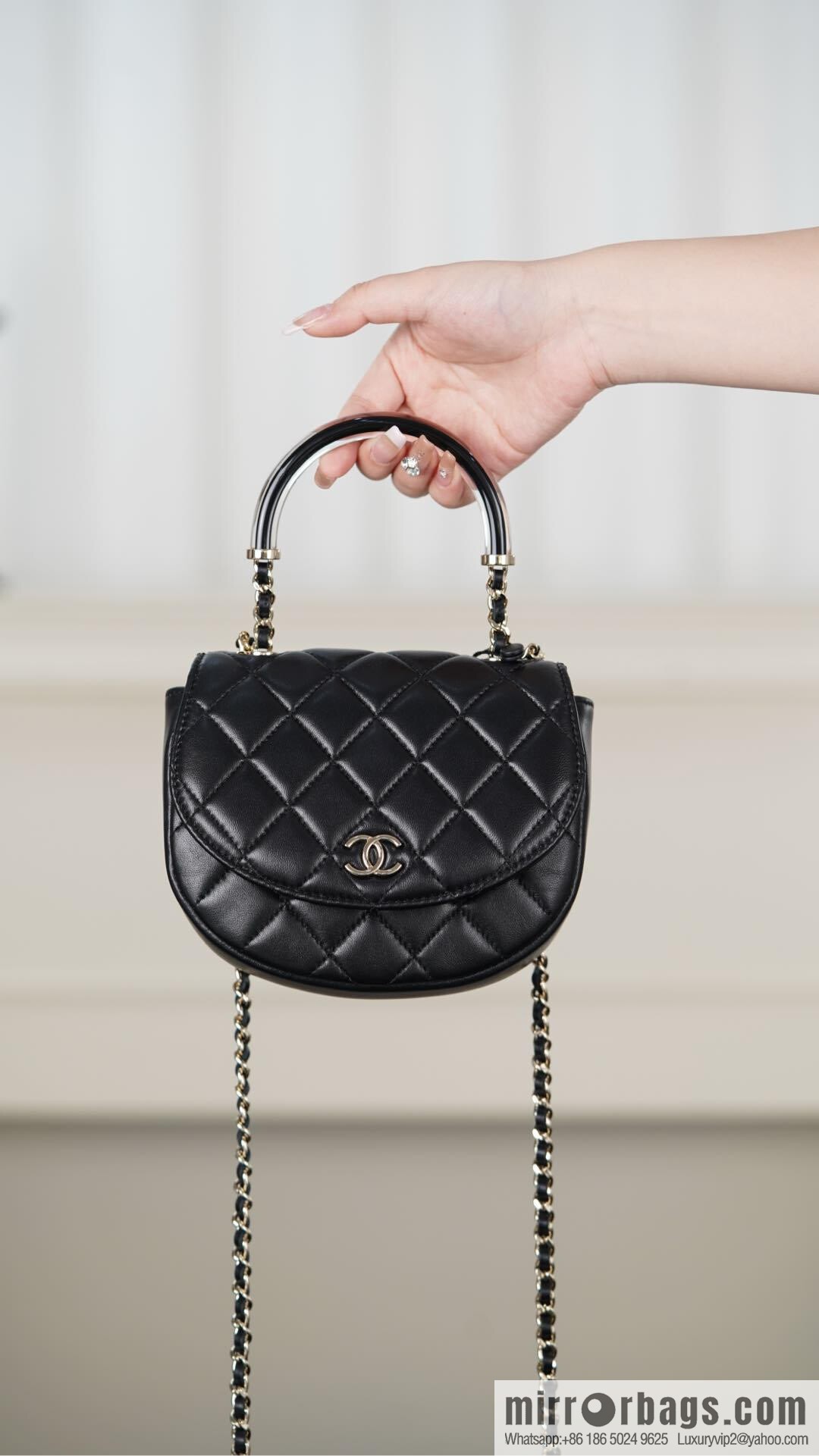 𝐂𝐡𝐚𝐧𝐞𝐥 𝟐𝟓𝐜 early spring new, chain handle bag 👜 AP4410