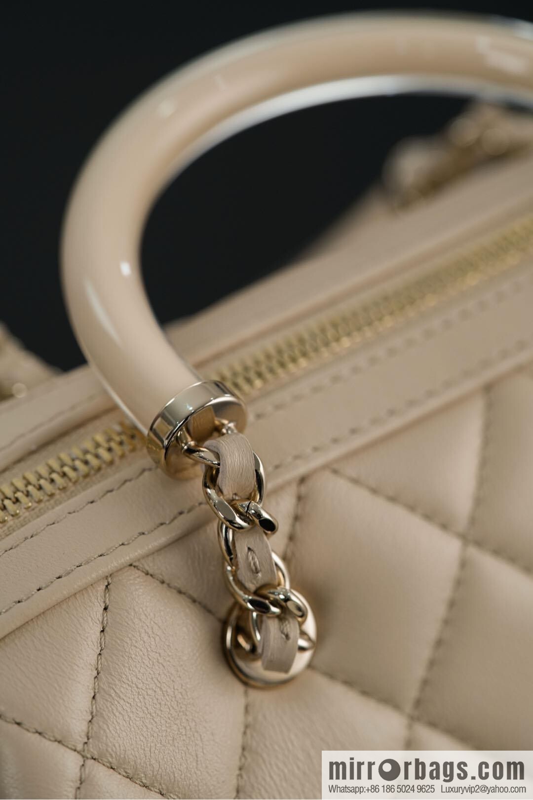 𝐂𝐡𝐚𝐧𝐞𝐥 𝟐𝟓𝐜 early spring Boston, bowling bag 💣 apricot AP4411 B18972 94305
