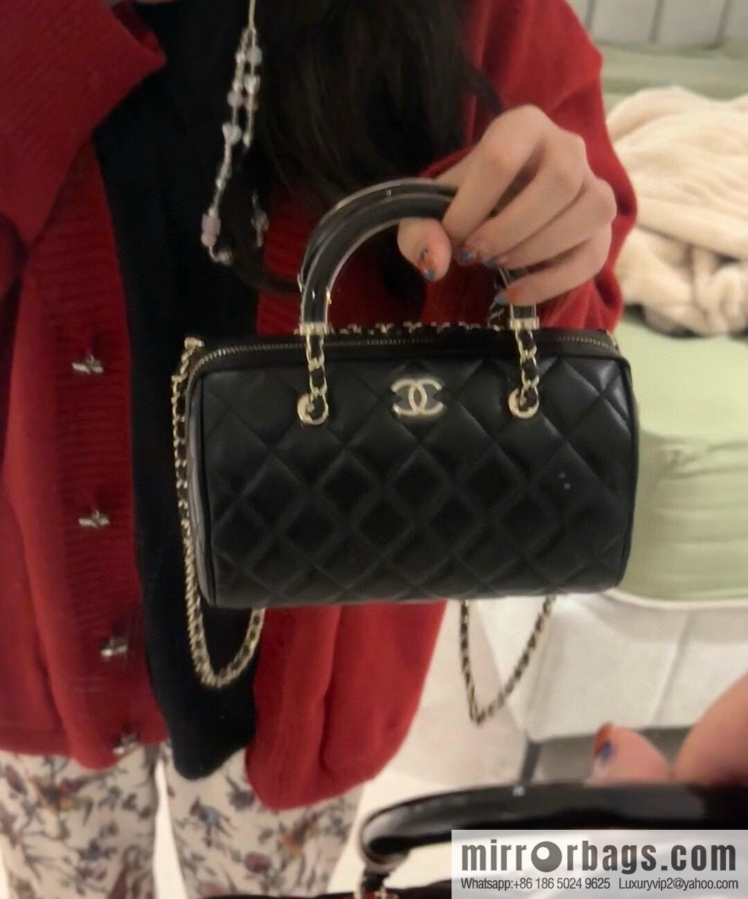 ππ‘ππ§ππ₯ πππ Early Spring Boston, Bowling Bag π£ Black AP4411