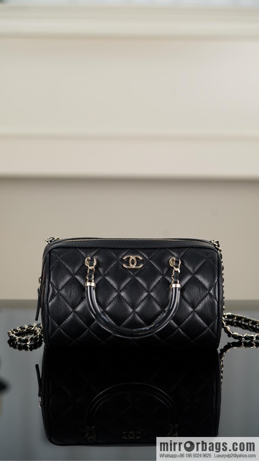 ππ‘ππ§ππ₯ πππ Early Spring Boston, Bowling Bag π£ Black AP4411