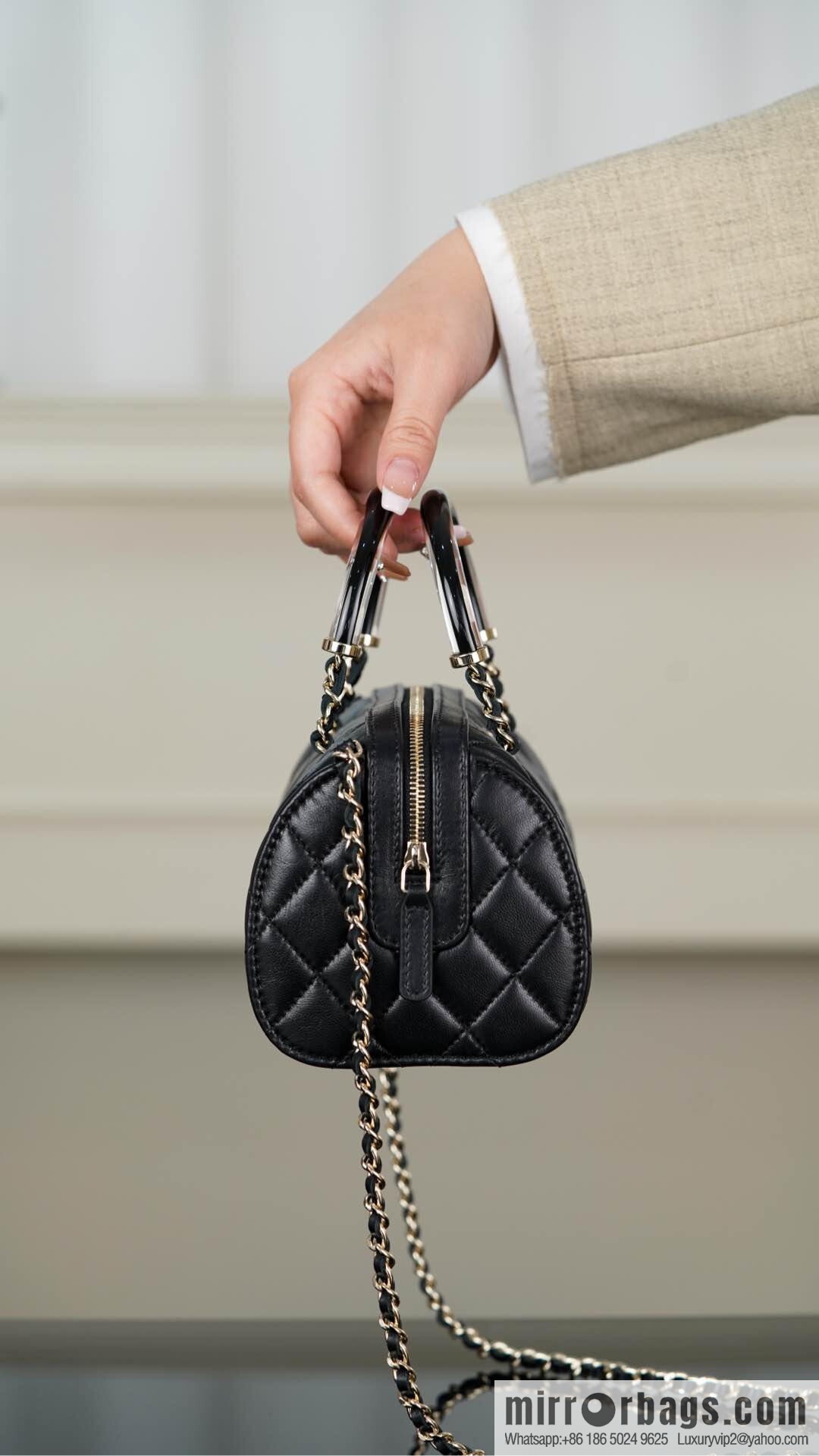 ππ‘ππ§ππ₯ πππ Early Spring Boston, Bowling Bag π£ Black AP4411