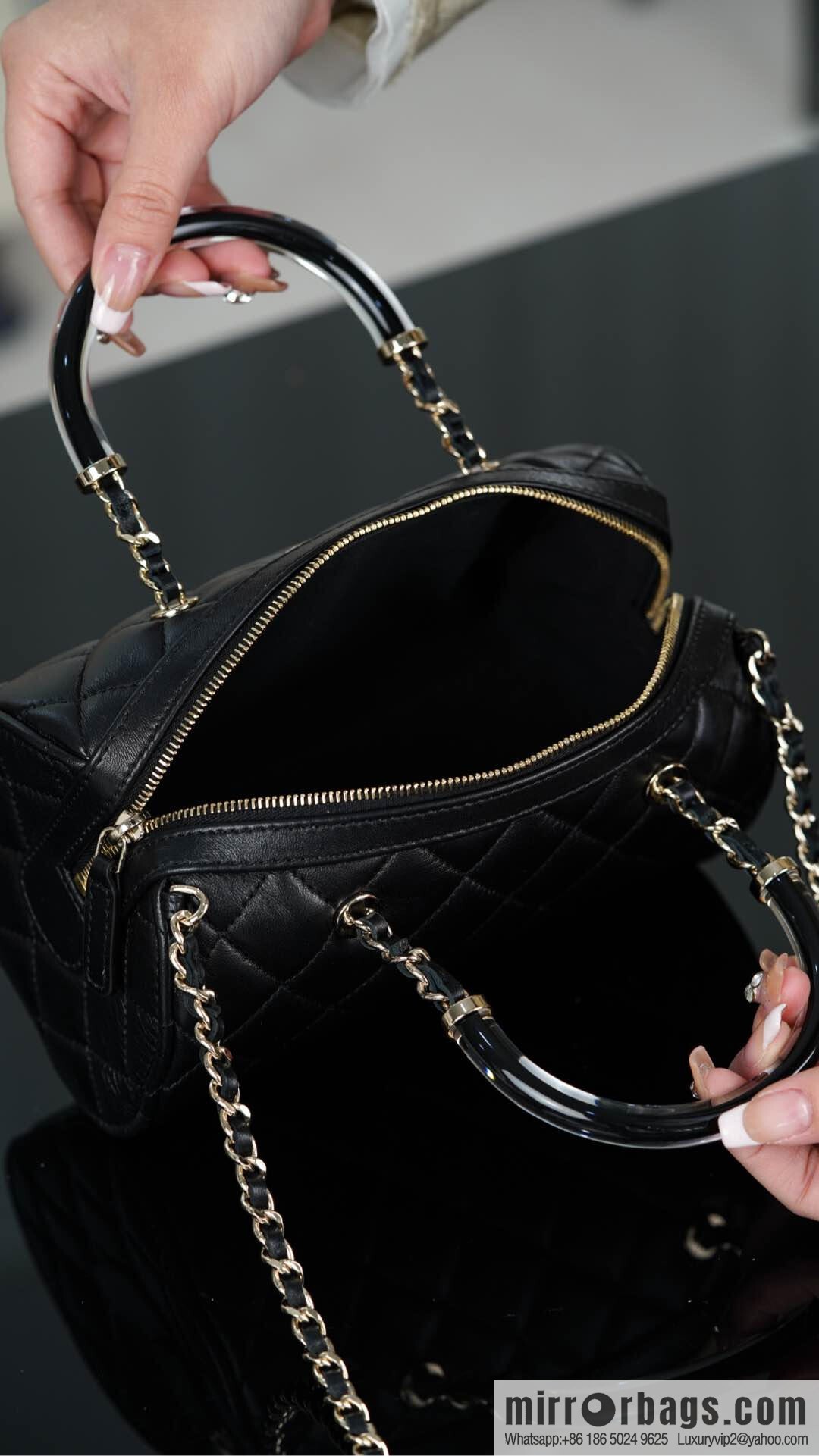 ππ‘ππ§ππ₯ πππ Early Spring Boston, Bowling Bag π£ Black AP4411