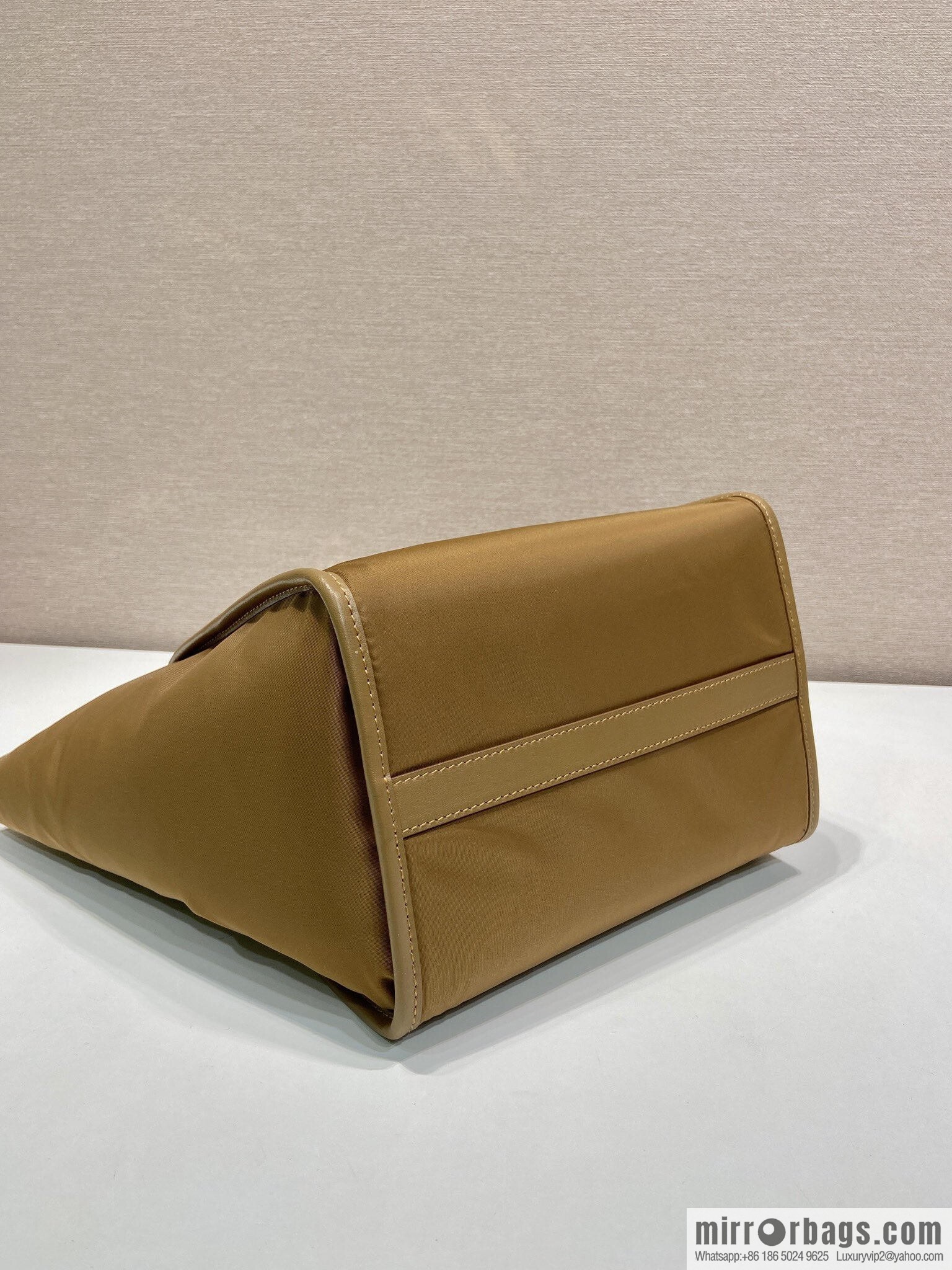 PRADA new tote bag 1BG578 brown