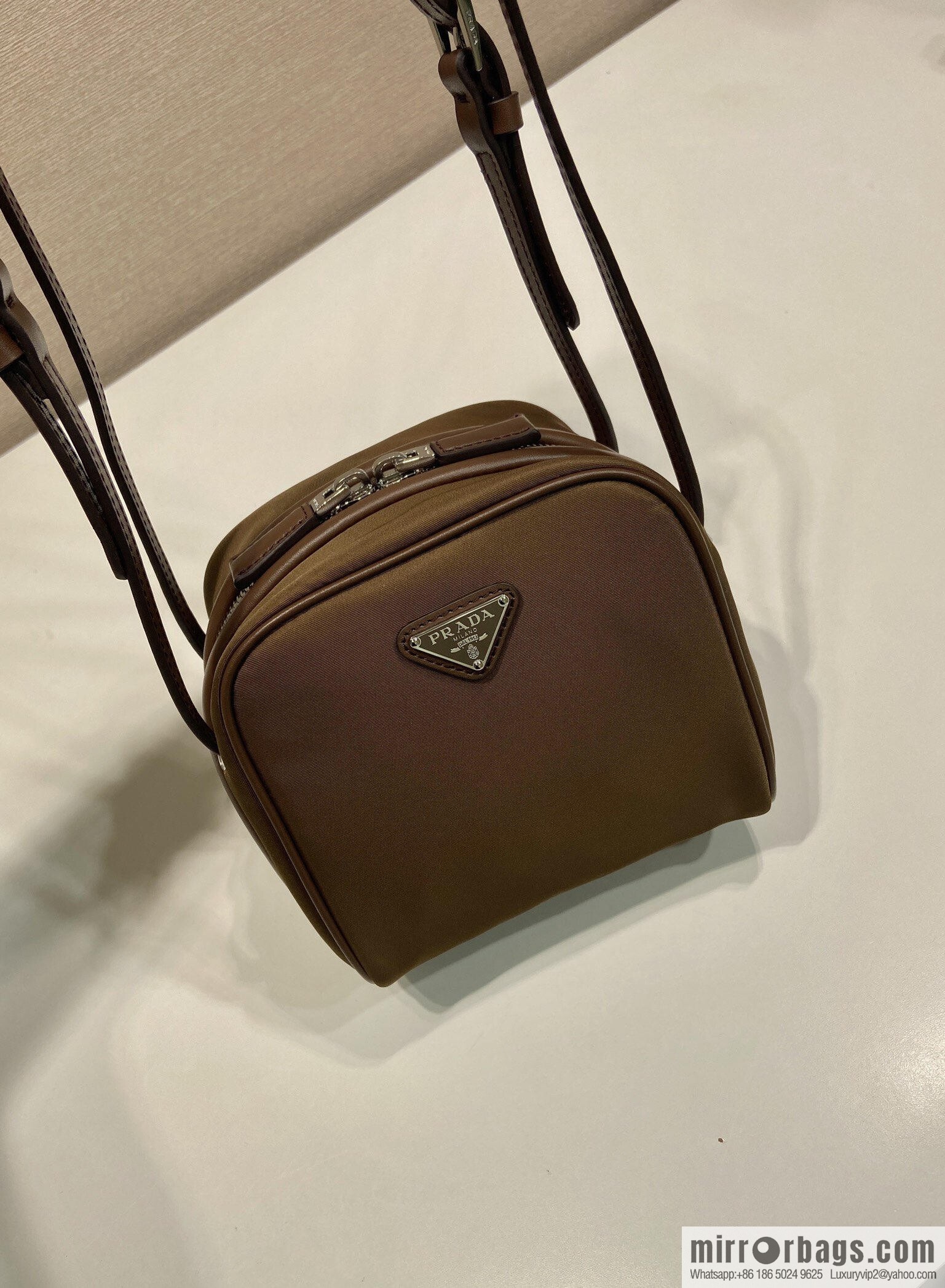 PRADA new catwalk model 1BC248 brown
