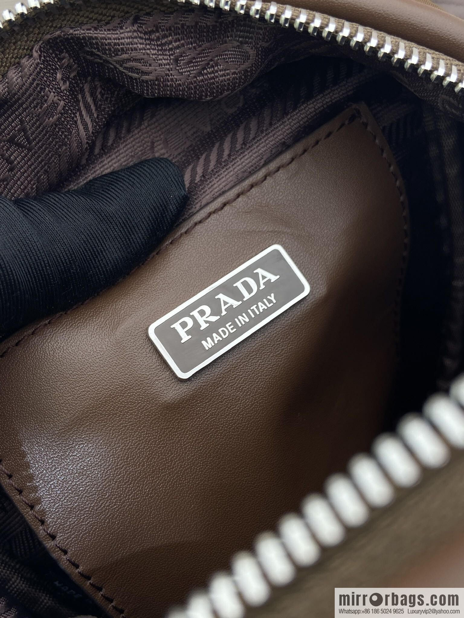 PRADA new catwalk model 1BC248 brown