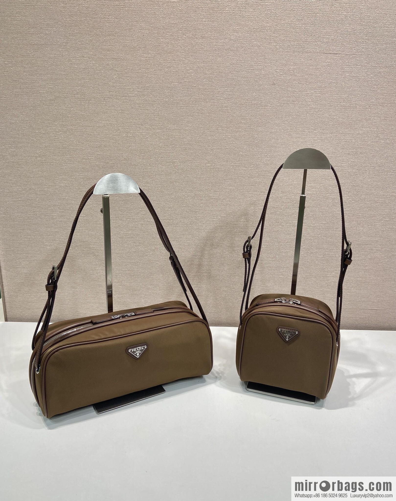 PRADA new catwalk model 1BC248 brown
