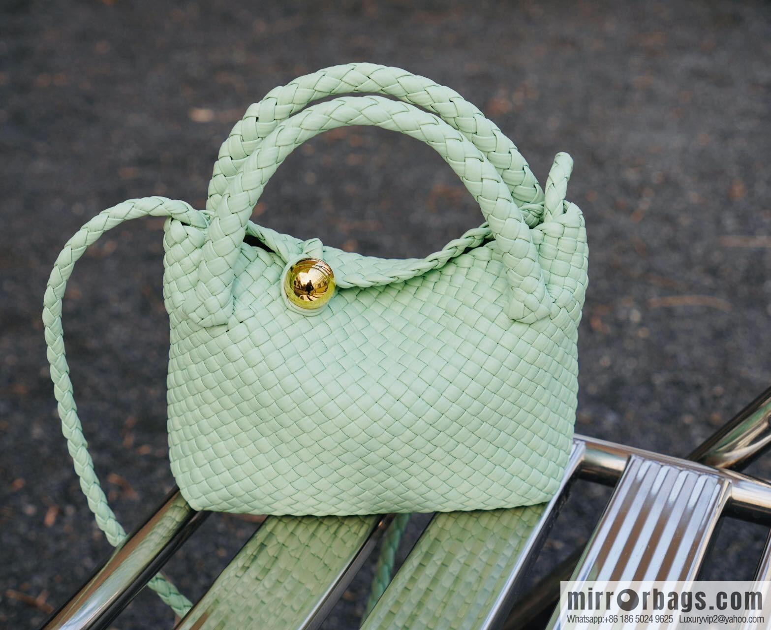BV Small Tosca Crossbody Bag, Fresh Mint Green 777575