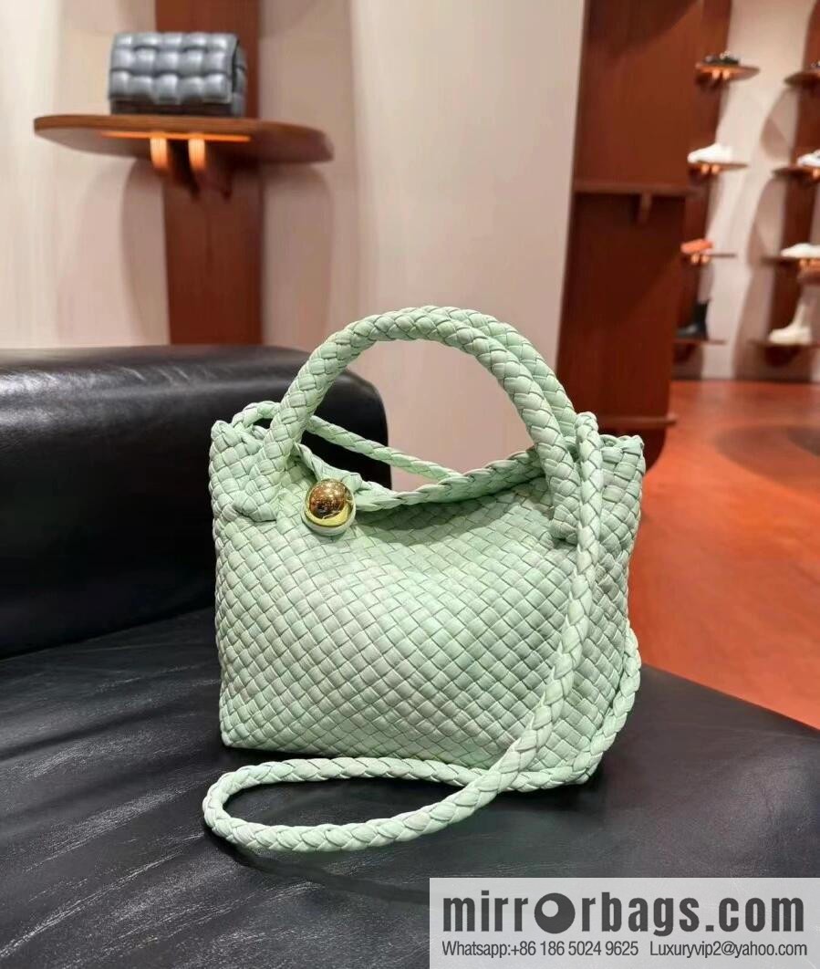 BV Small Tosca Crossbody Bag, Fresh Mint Green 777575