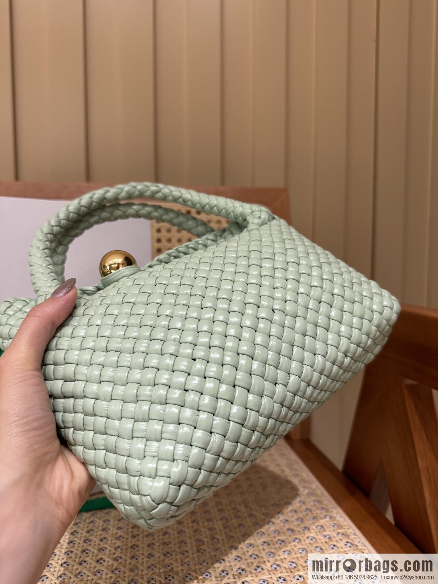BV Small Tosca Crossbody Bag, Fresh Mint Green 777575