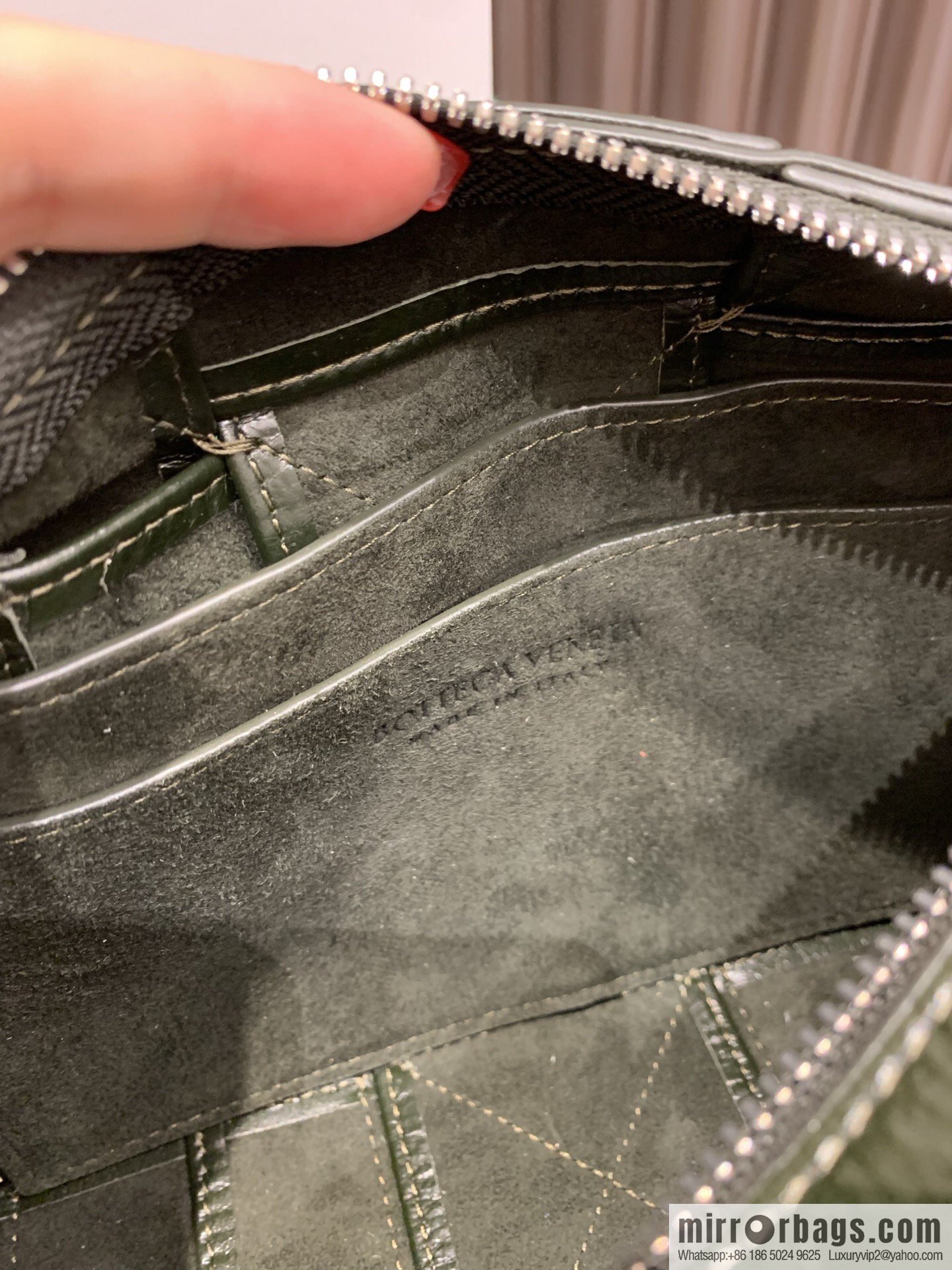 BV Small Arco Camera Bag 795177 Dark Green