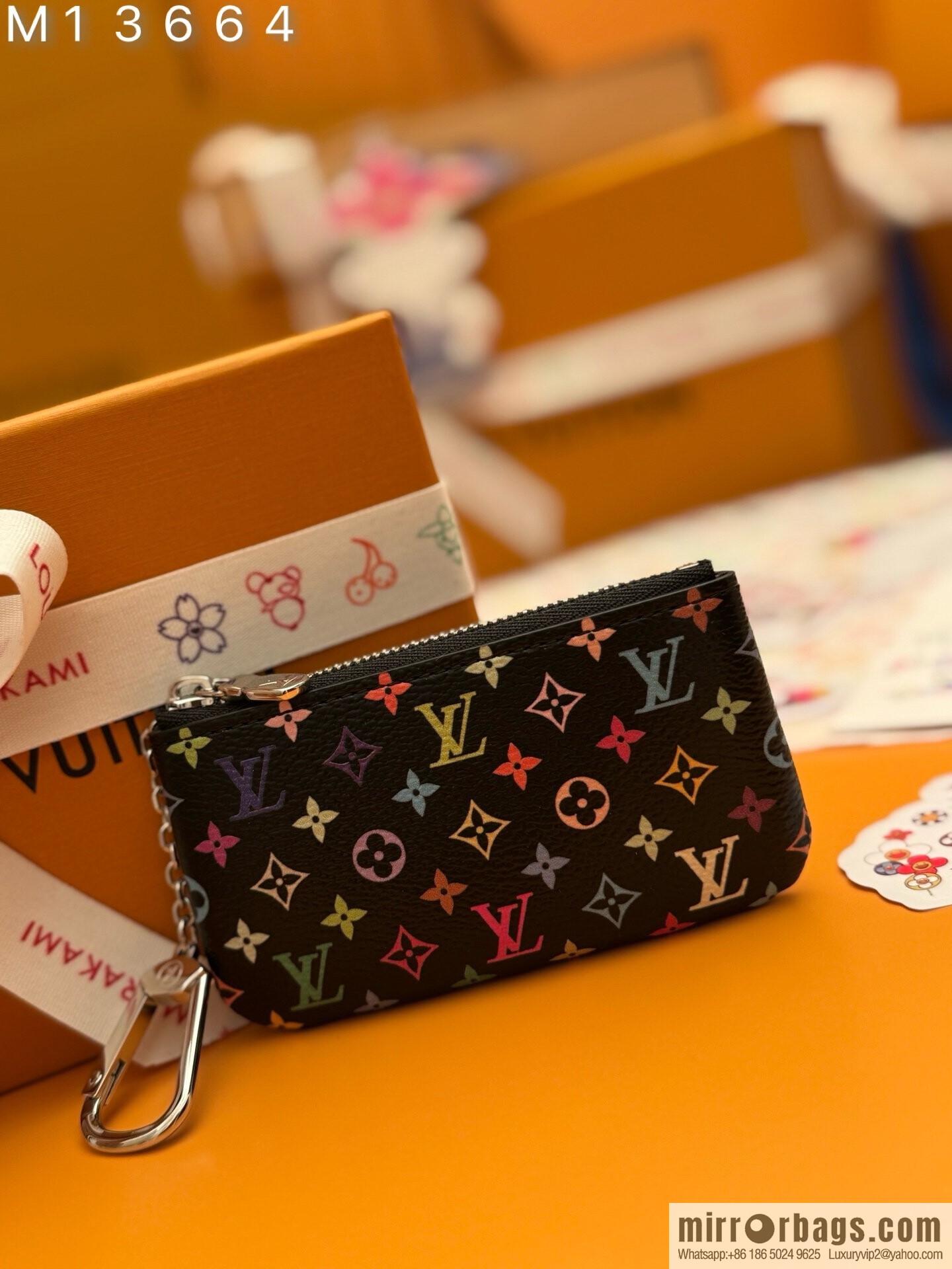 LV M13664 LV x TM Key Pouch