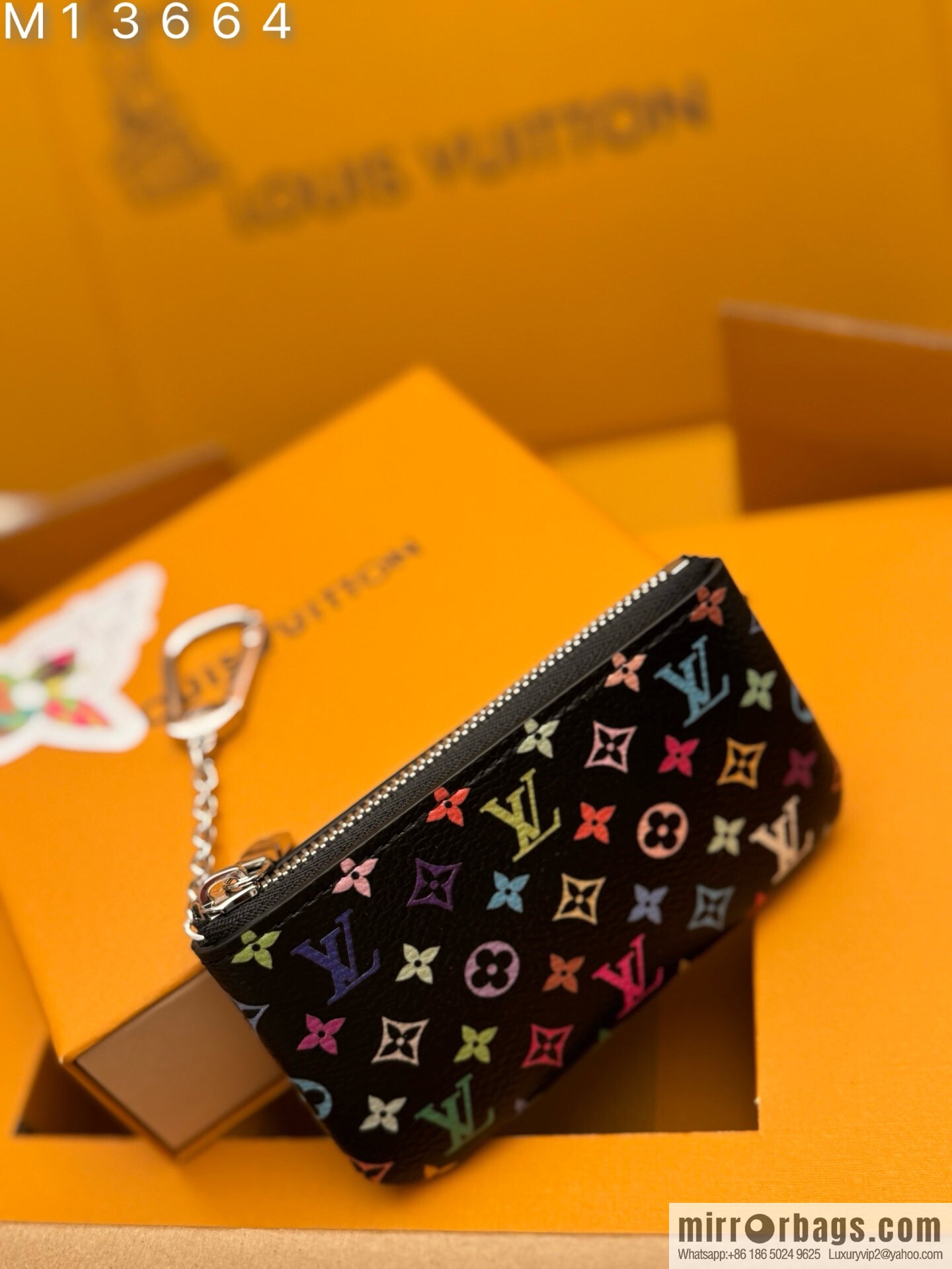 LV M13664 LV x TM Key Pouch