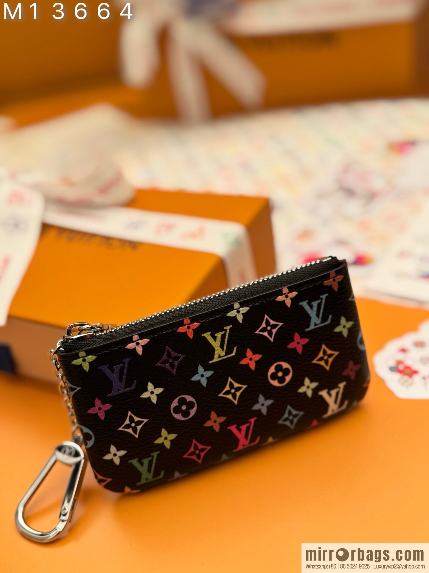 LV M13664 LV x TM Key Pouch
