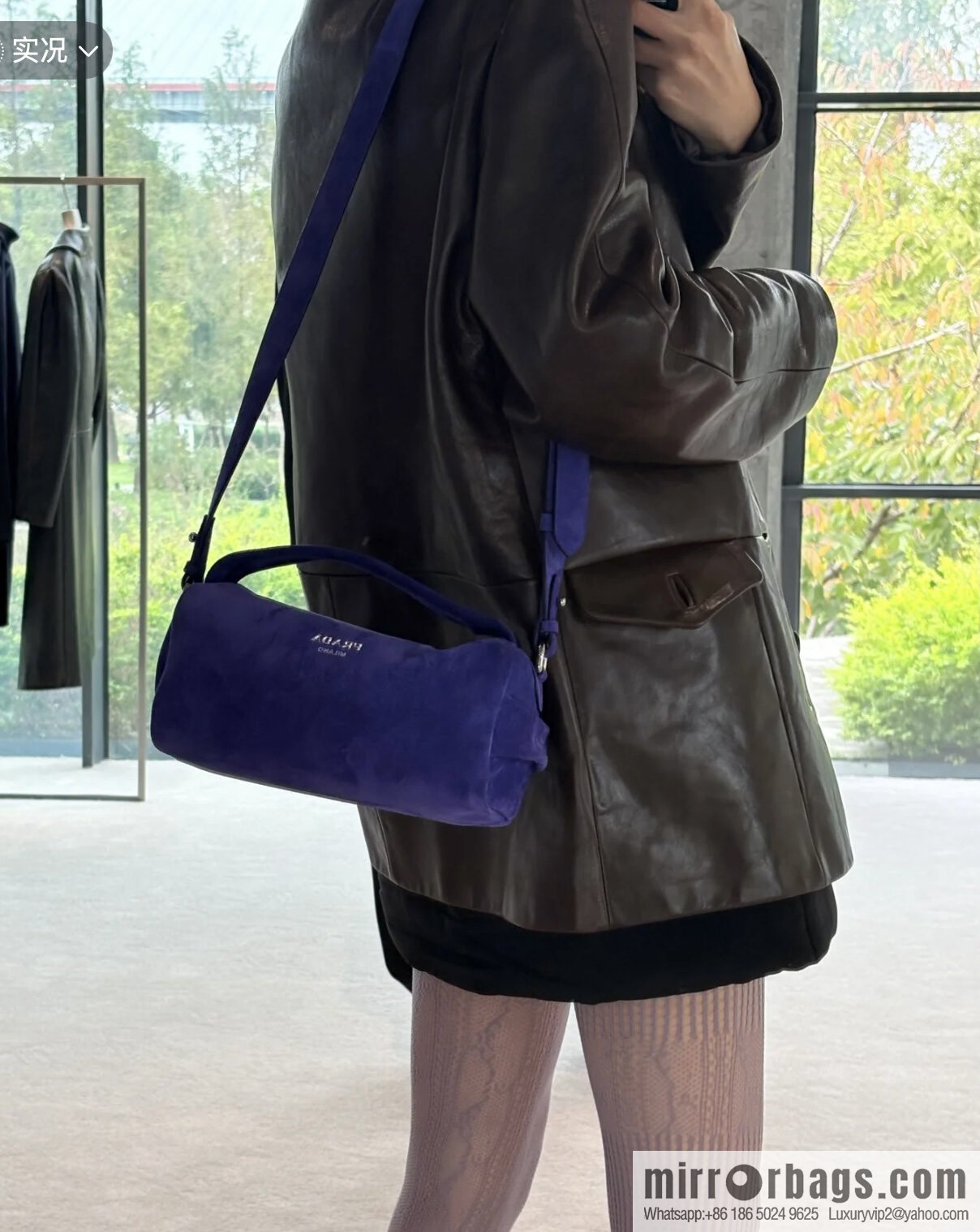 PRADA 🎉 New Boston 🎉 2VH188 Suede🎉🎉