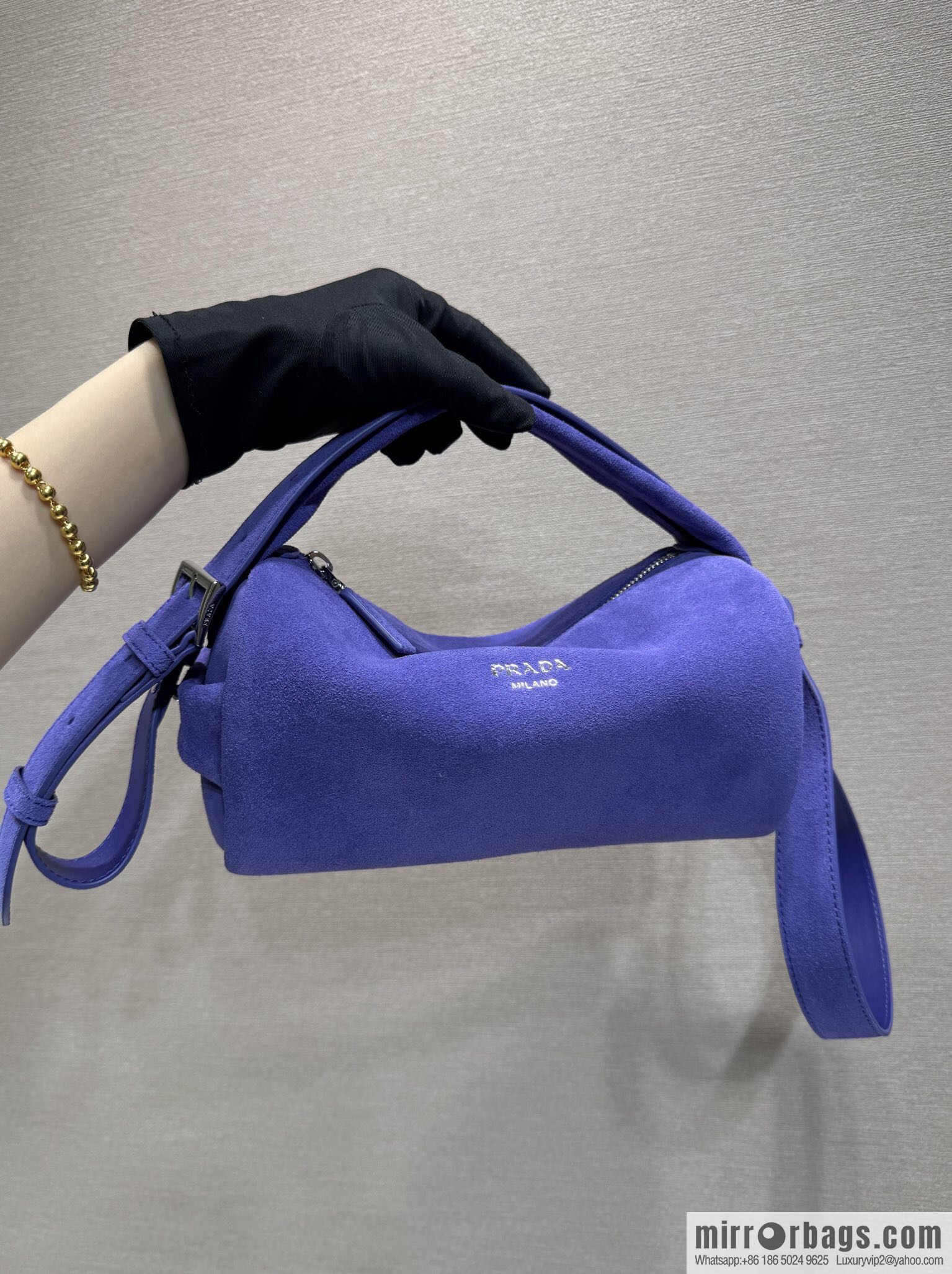 PRADA 🎉 New Boston 🎉 2VH188 Suede🎉🎉