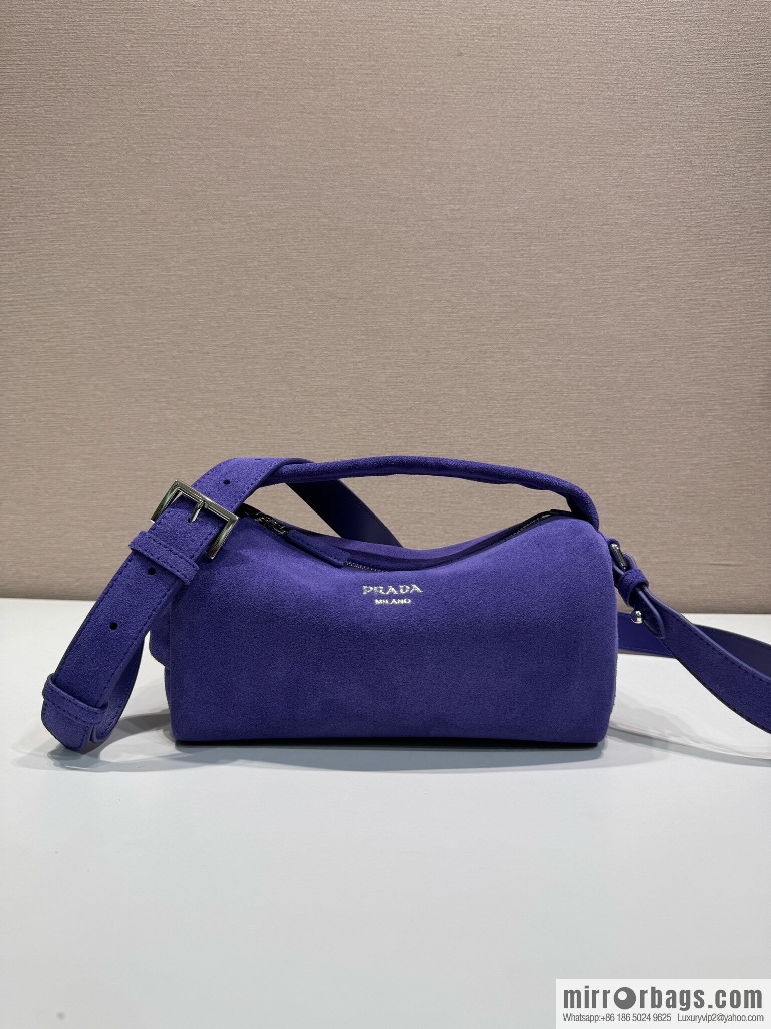 PRADA 🎉 New Boston 🎉 2VH188 Suede🎉🎉