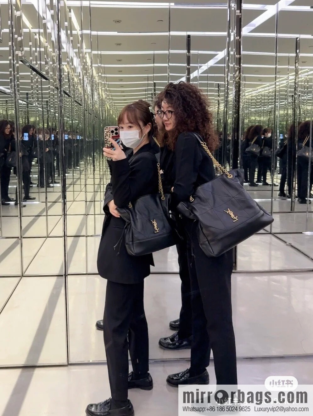 YSL 𝗝𝗮𝗺𝗶𝗲 𝟰.𝟯 small 𝗣𝗢𝗖𝗛𝗢𝗡_ lucky bag bucket bag 833948 black