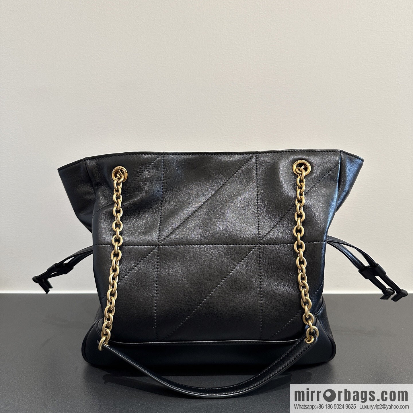YSL 𝗝𝗮𝗺𝗶𝗲 𝟰.𝟯 small 𝗣𝗢𝗖𝗛𝗢𝗡_ lucky bag bucket bag 833948 black