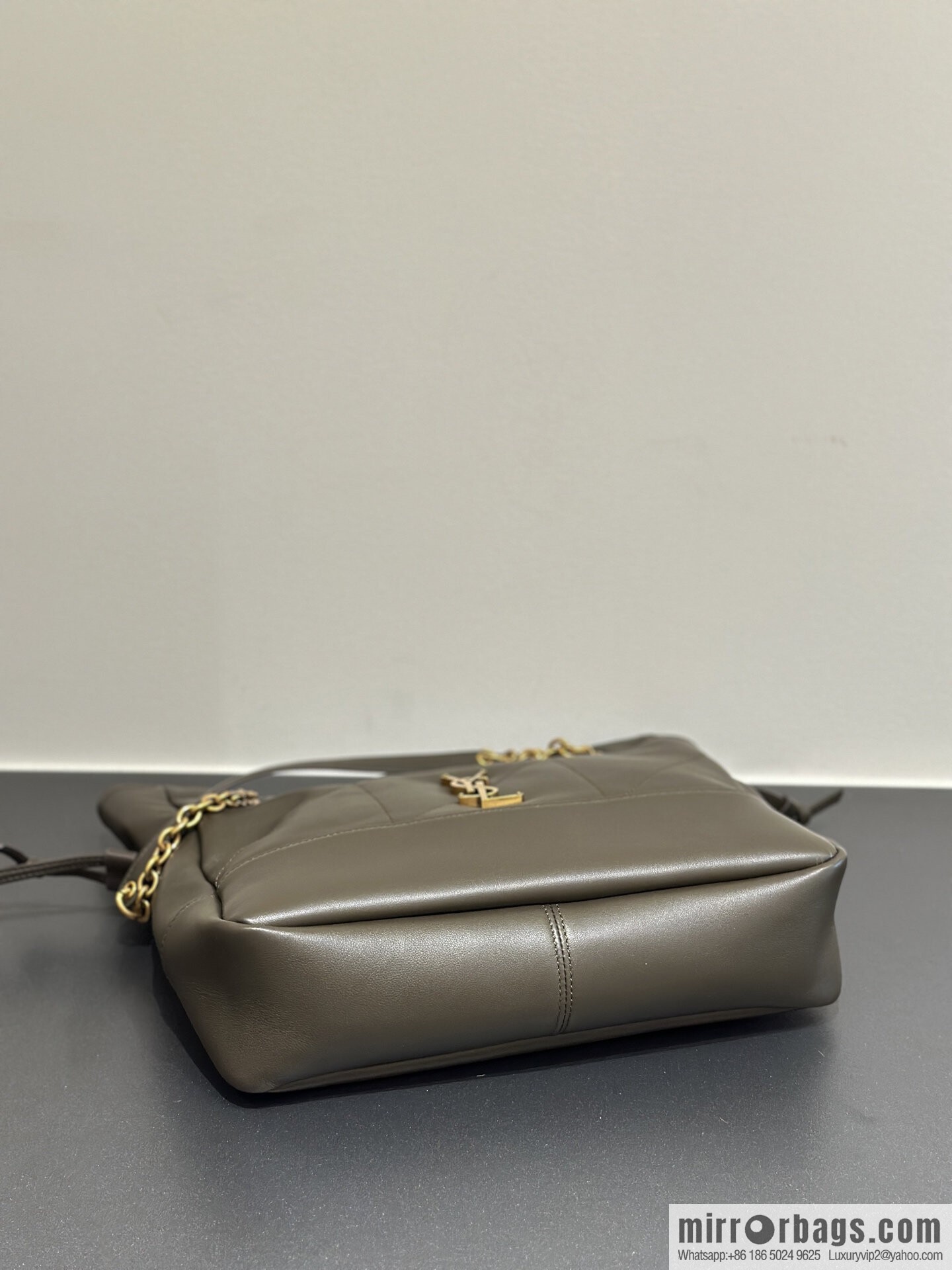 YSL 𝗝𝗮𝗺𝗶𝗲 𝟰.𝟯 small 𝗣𝗢𝗖𝗛𝗢𝗡_ lucky bag bucket bag 833948 dark green