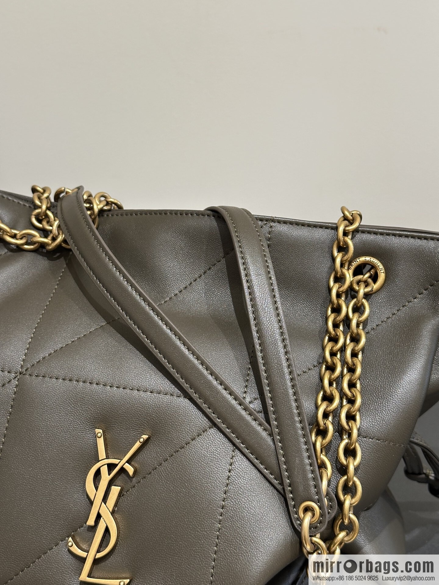 YSL 𝗝𝗮𝗺𝗶𝗲 𝟰.𝟯 small 𝗣𝗢𝗖𝗛𝗢𝗡_ lucky bag bucket bag 833948 dark green