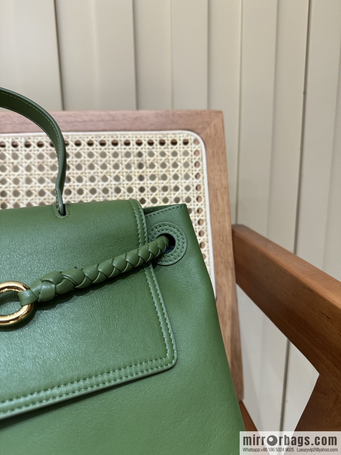 BV Ciao Ciao Handbag 817231 Matcha Green