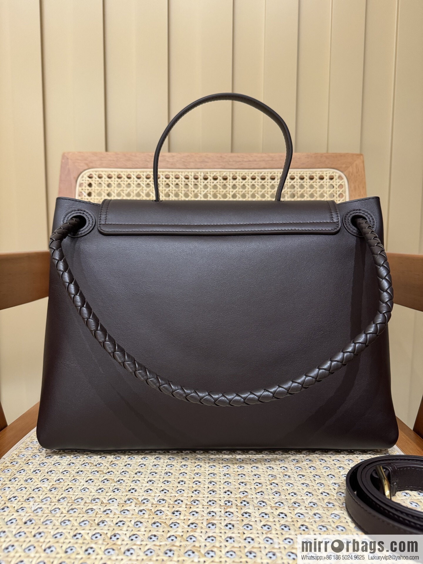 BV Ciao Ciao Handbag 817231 Chocolate Brown