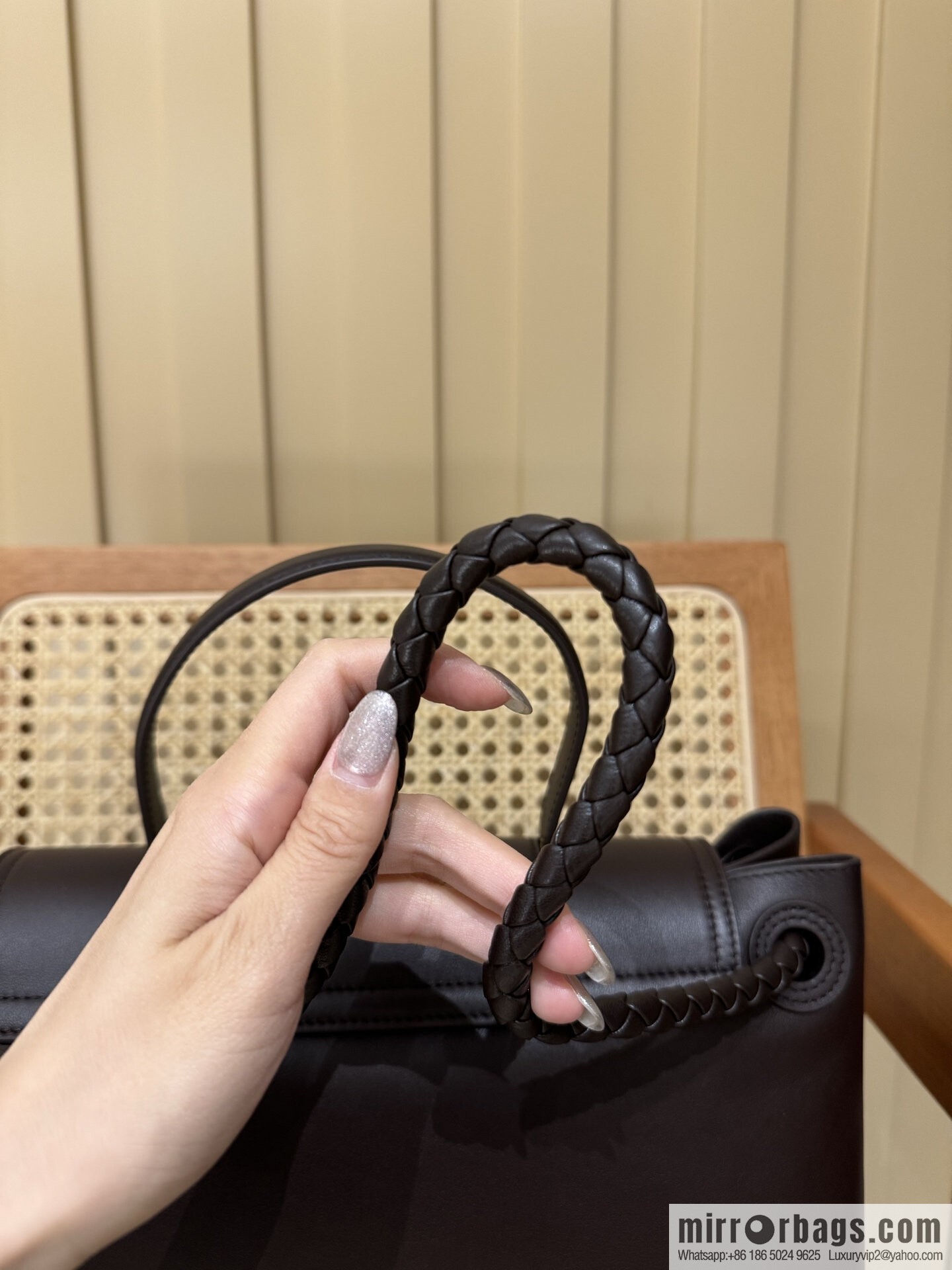 BV Ciao Ciao Handbag 817231 Chocolate Brown