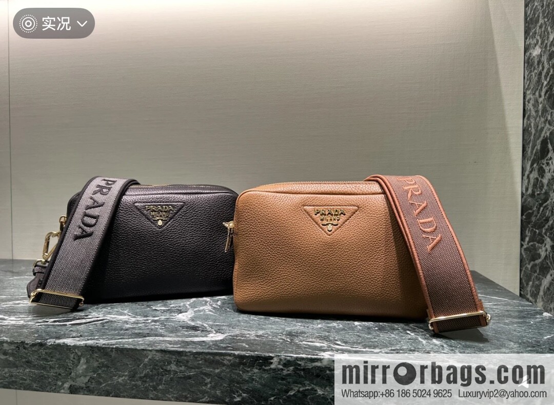 PRADA 🎉 new shoulder strap 🎉 1BD082-1 🎉 caramel color