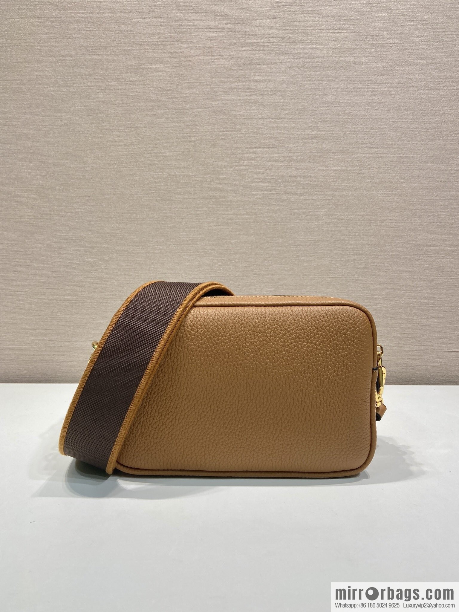 PRADA 🎉 new shoulder strap 🎉 1BD082-1 🎉 caramel color