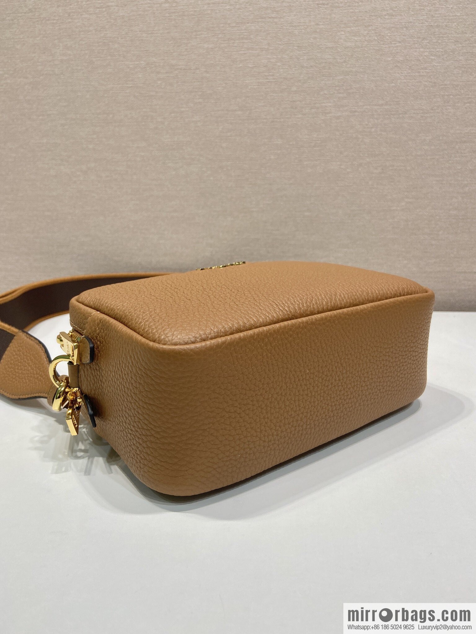 PRADA 🎉 new shoulder strap 🎉 1BD082-1 🎉 caramel color