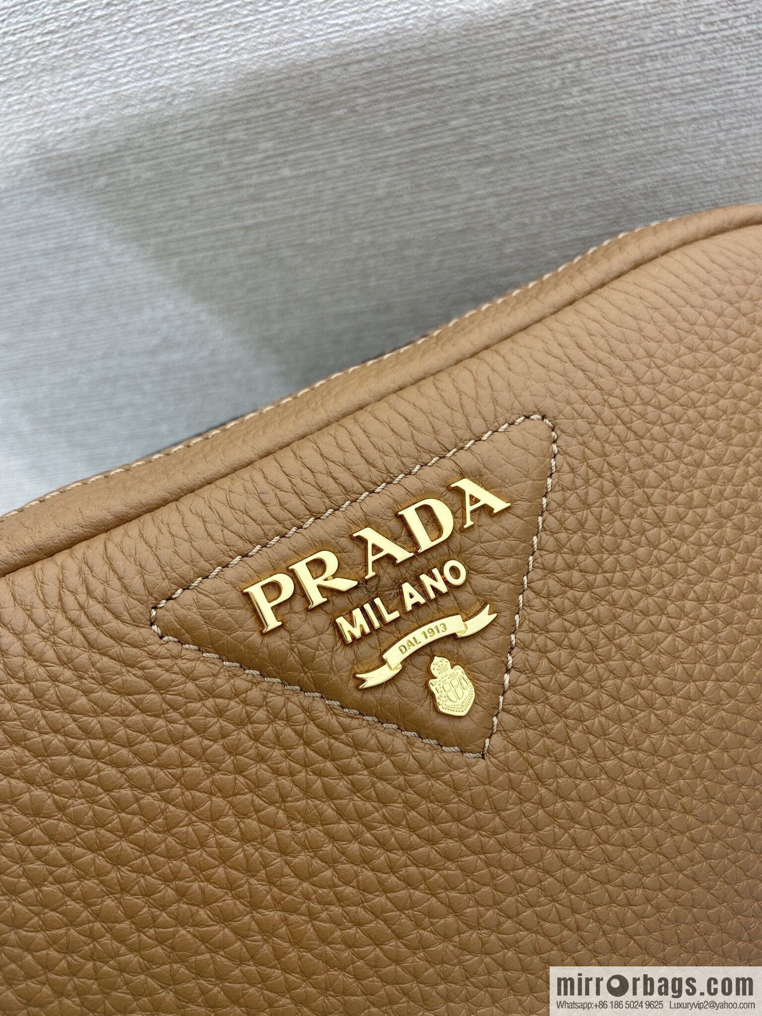 PRADA 🎉 new shoulder strap 🎉 1BD082-1 🎉 caramel color