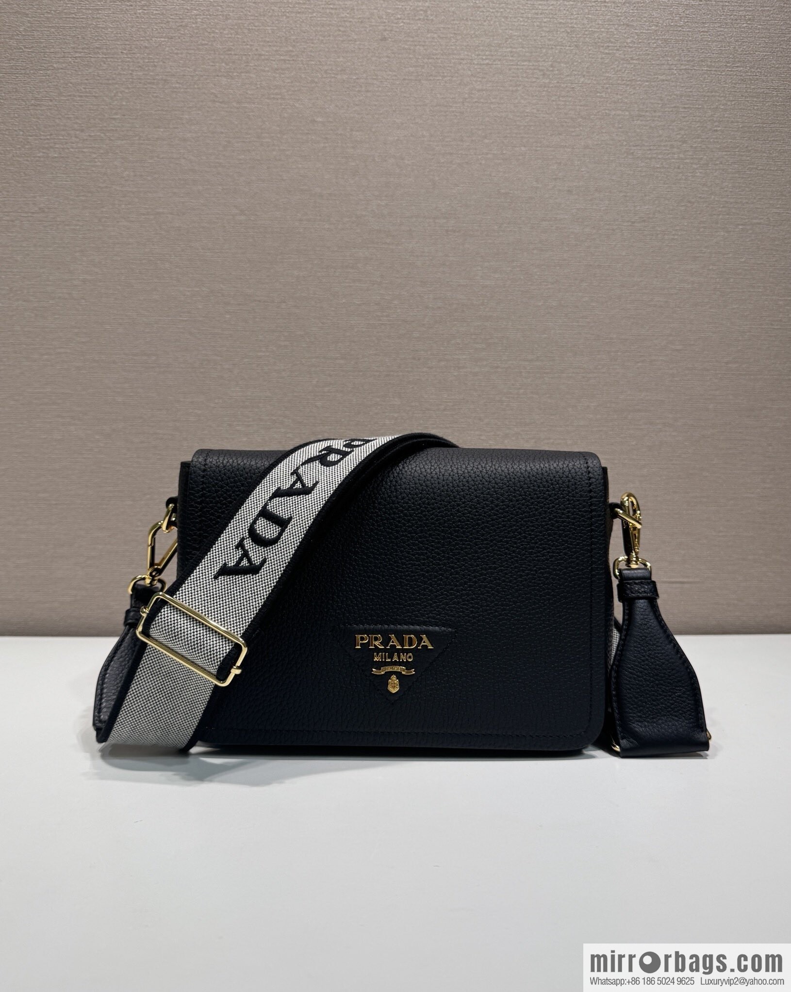 PRADA 🎉 new shoulder strap 🎉 1BD314-1 🎉 black