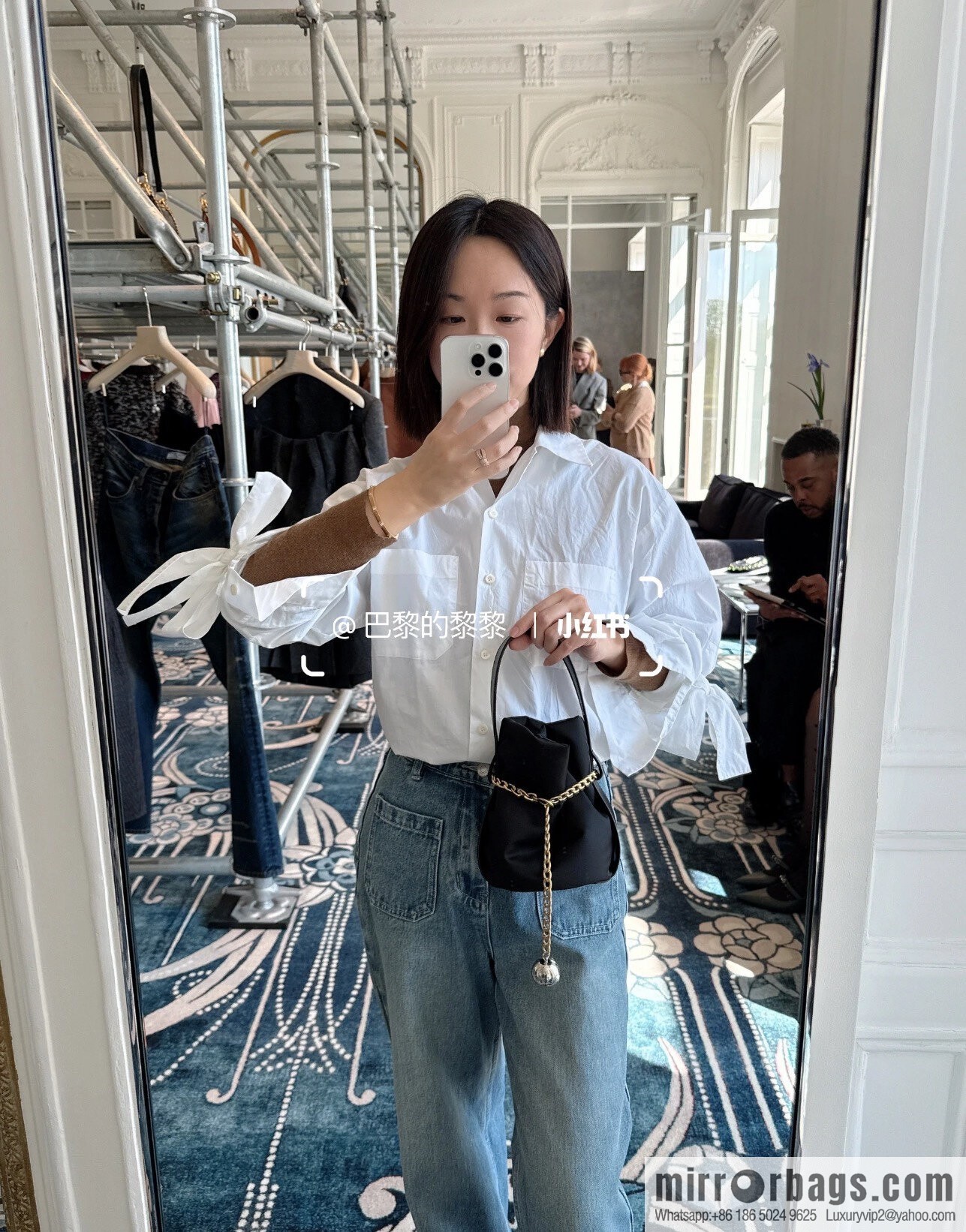 PRADA 🎉 new catwalk model 🎉 1BE088 rich small bucket 🎉🎉 black