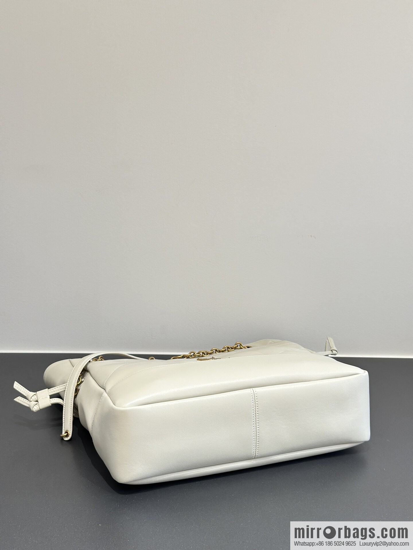 YSL 𝗝𝗮𝗺𝗶𝗲 𝟰.𝟯 large 𝗣𝗢𝗖𝗛𝗢𝗡_ lucky bag bucket bag 809824 white