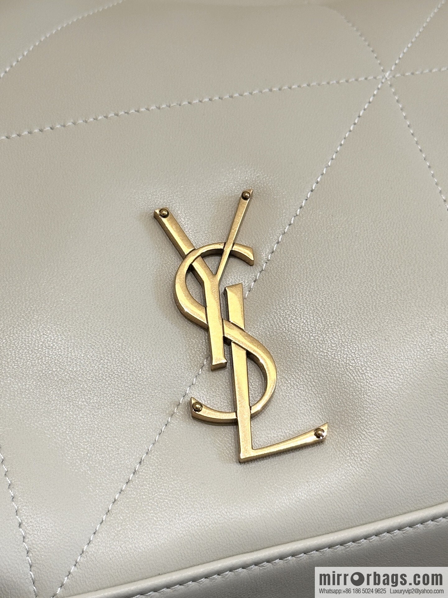 YSL 𝗝𝗮𝗺𝗶𝗲 𝟰.𝟯 large 𝗣𝗢𝗖𝗛𝗢𝗡_ lucky bag bucket bag 809824 white