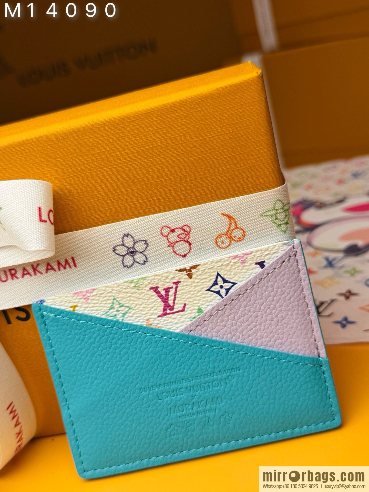 LV M14090 LV x TM Cris-Cross Card Holder