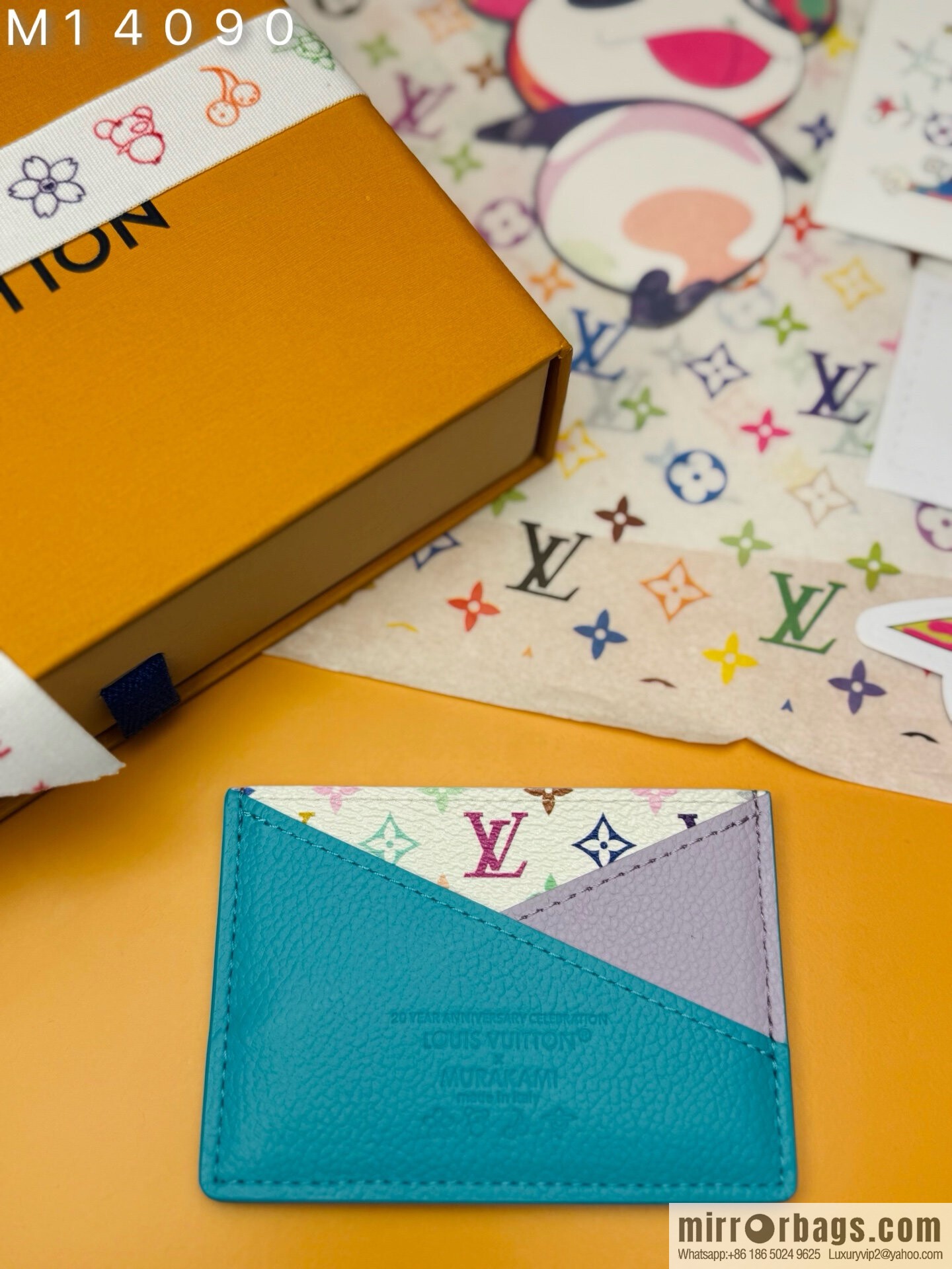 LV M14090 LV x TM Cris-Cross Card Holder