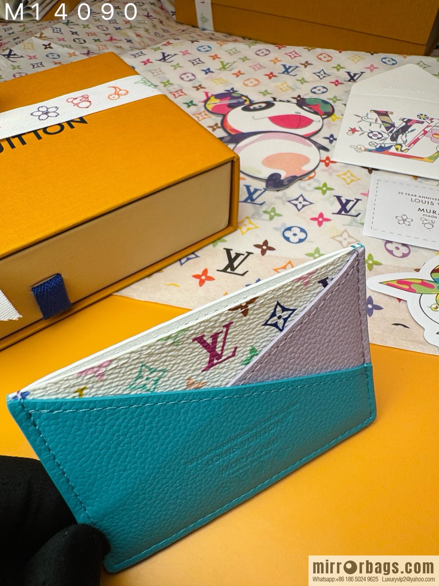 LV M14090 LV x TM Cris-Cross Card Holder