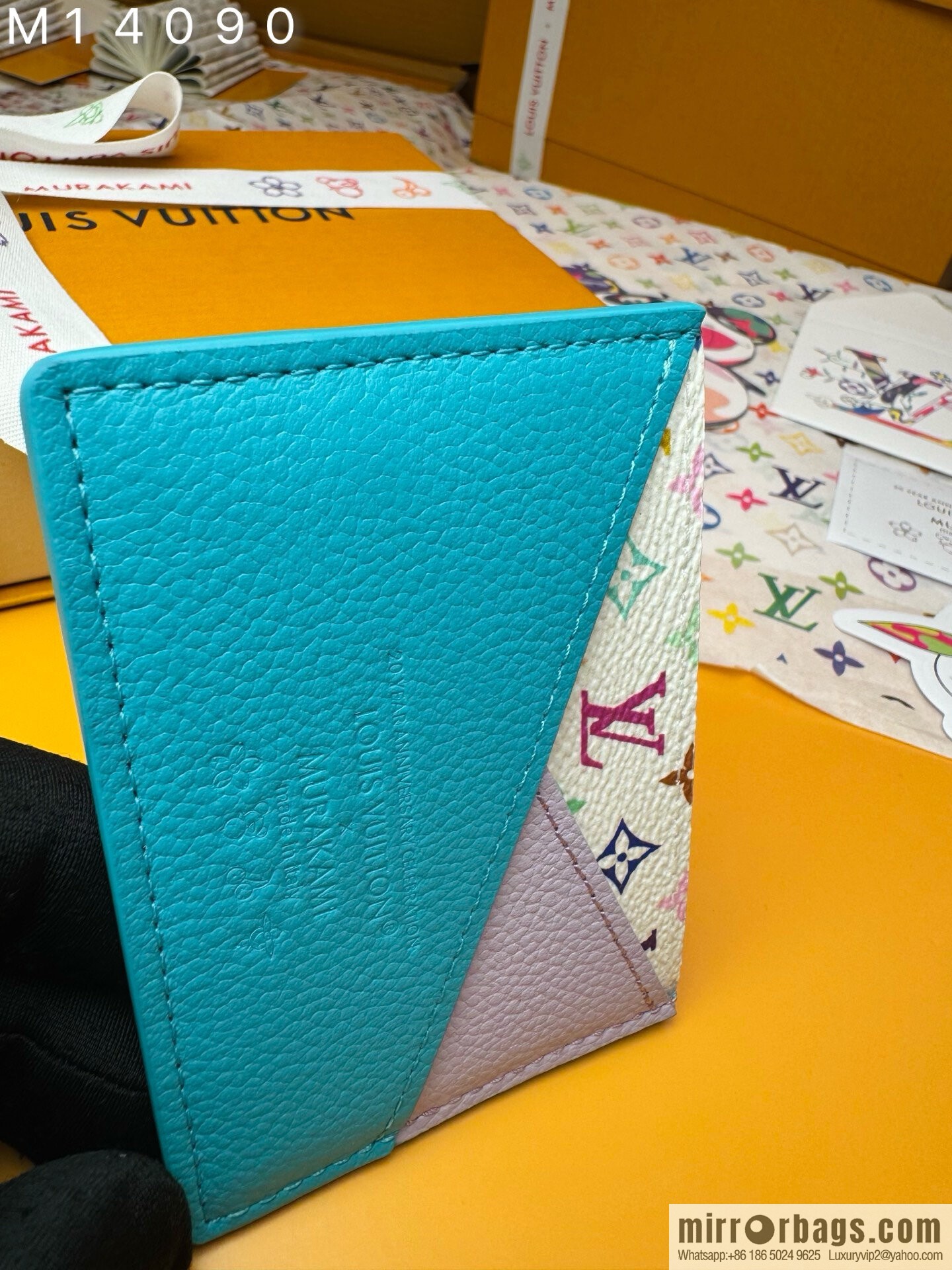 LV M14090 LV x TM Cris-Cross Card Holder