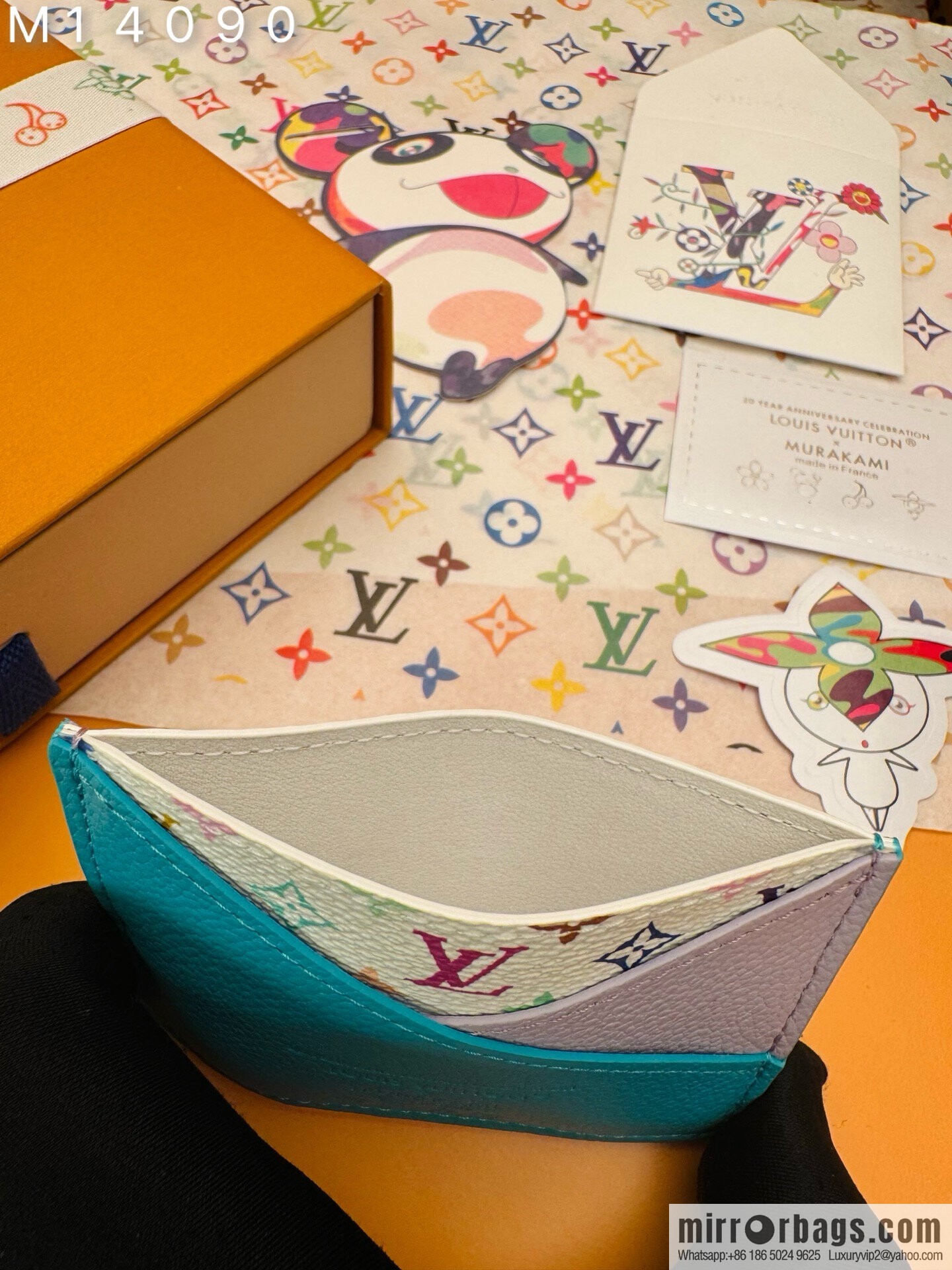 LV M14090 LV x TM Cris-Cross Card Holder