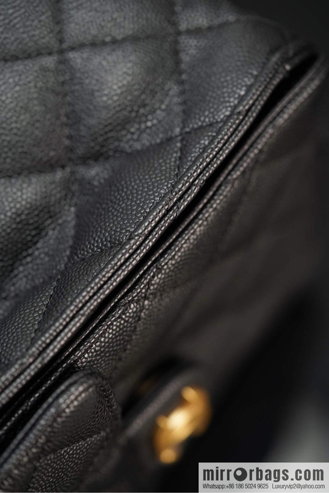 𝐂𝐡𝐚𝐧𝐞𝐥 𝟐𝟓𝐬 𝐡𝐨𝐛𝐨 𝐛𝐚𝐠 Drawstring Bucket Bag, Black Gold Caviar, Large ✔️ AS5311