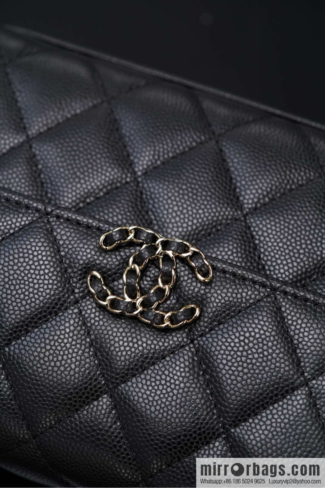 ππ‘ππ§ππ₯ 25s Cross Handle Black Gold Litchi π Vertical AP3237
