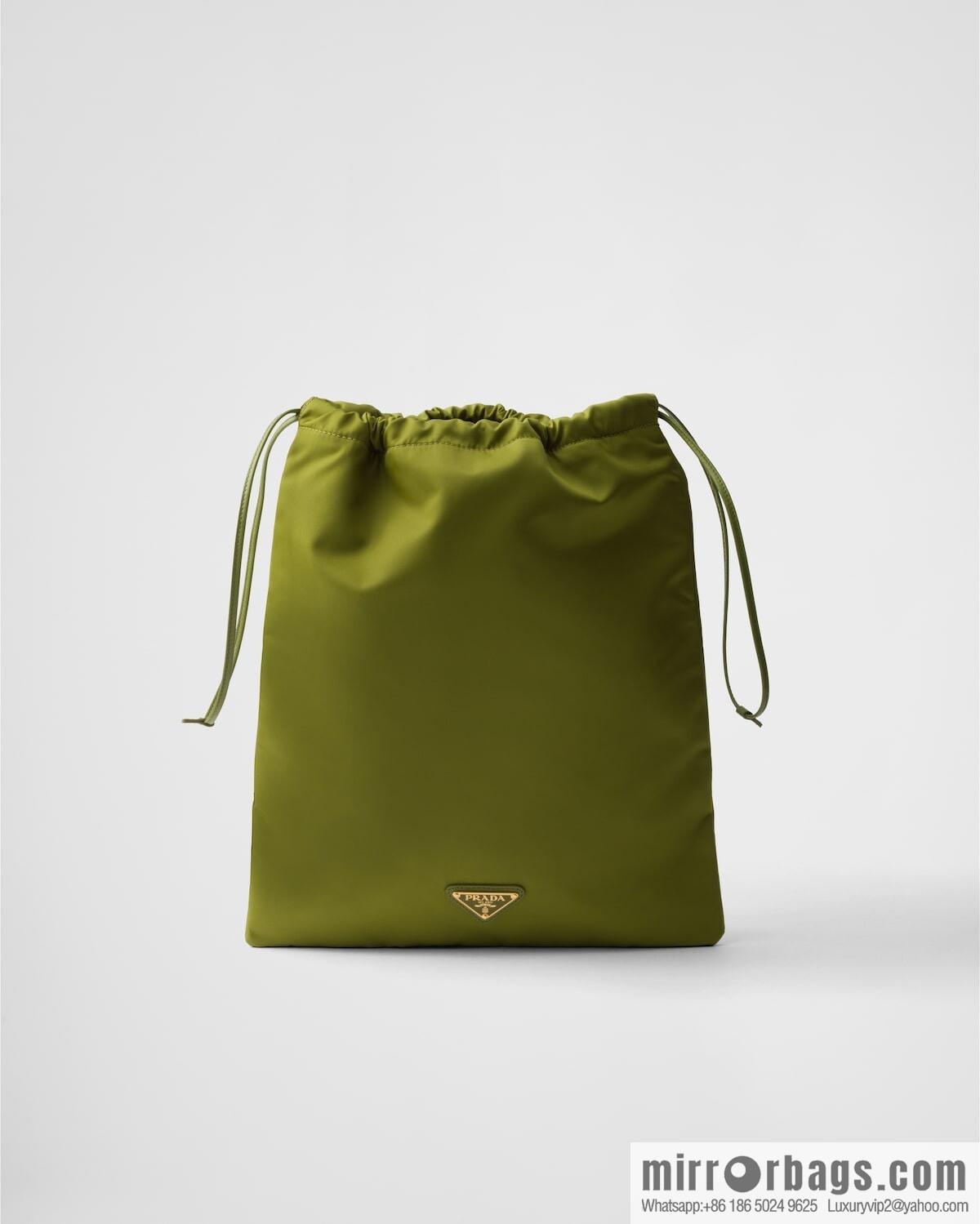PRADA 🎉 new handbag 🎉 1NK001 drawstring pouch 🎉 green